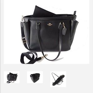 Large coach bag/diaper bag.